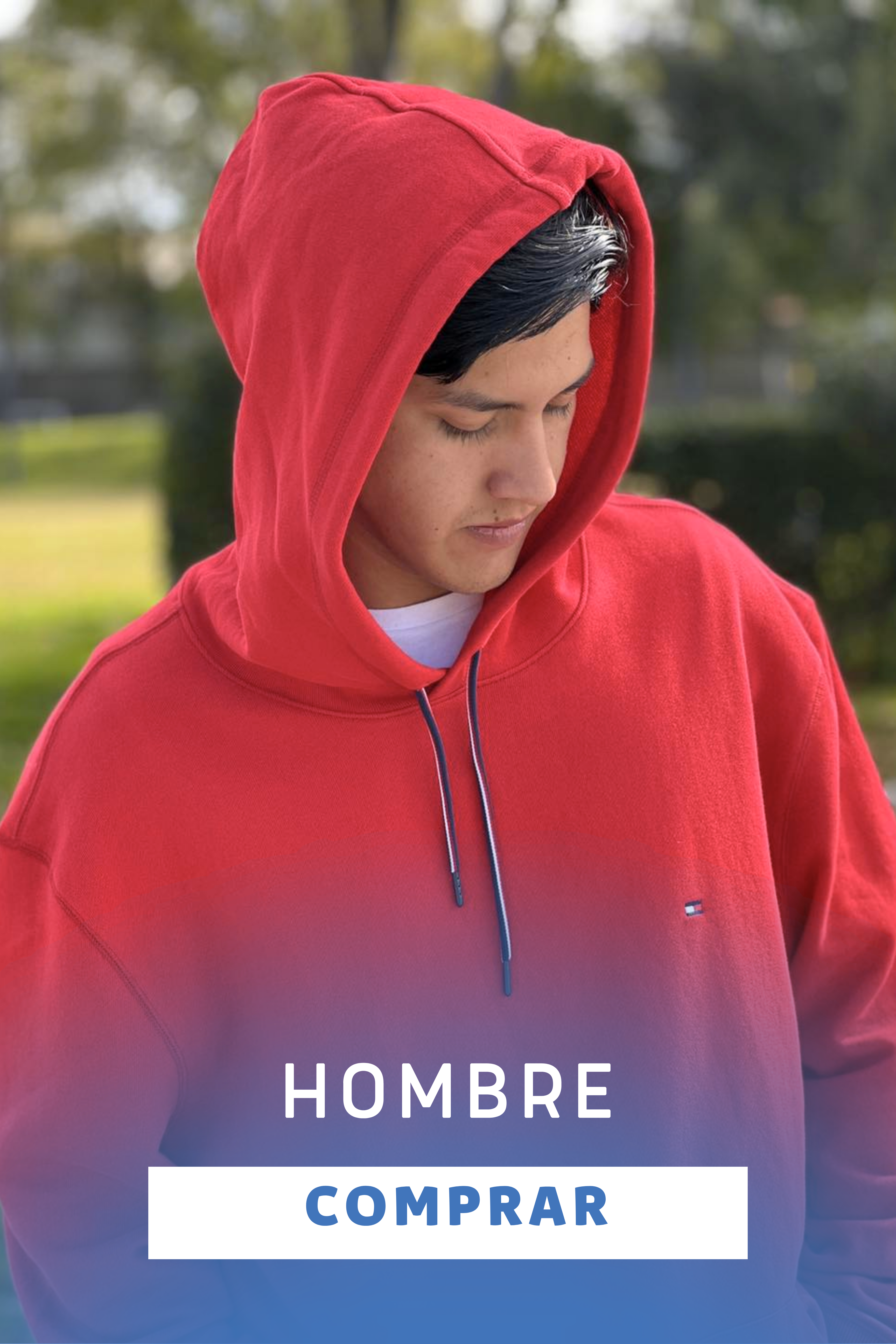 Sudadera roja Tommy Hilfiger